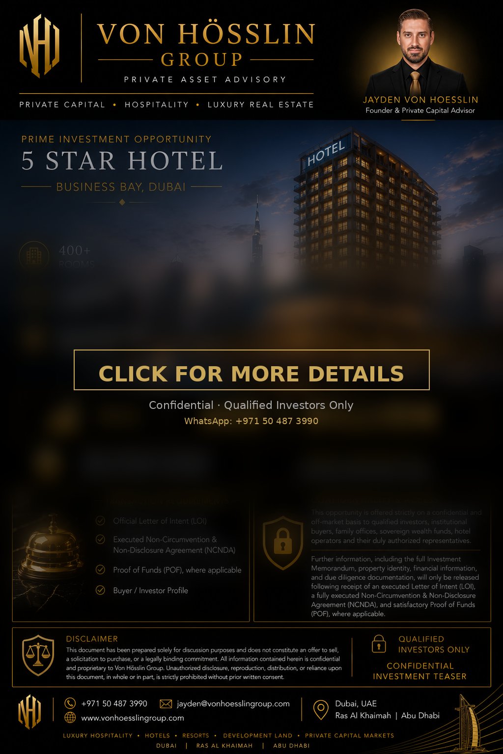 5-Star Hotel – Business Bay