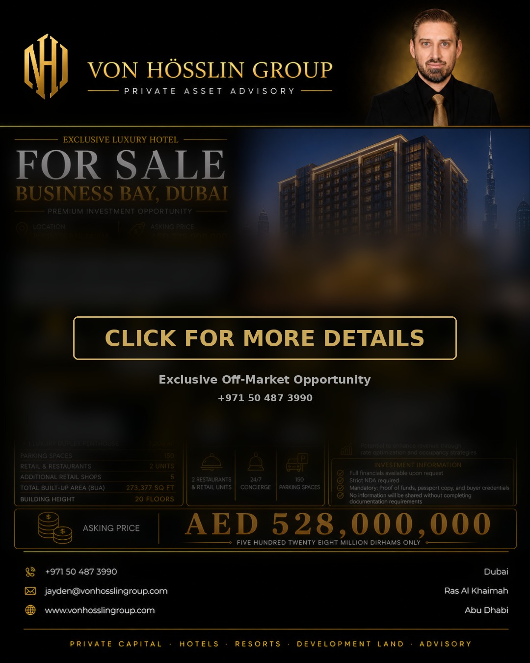 Luxury Hotel – Business Bay