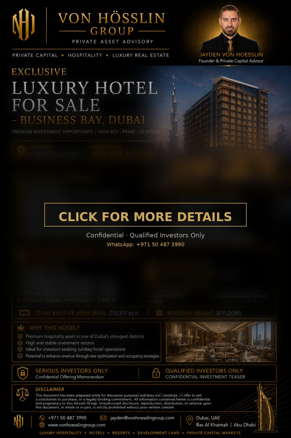Luxury Hotel – Business Bay