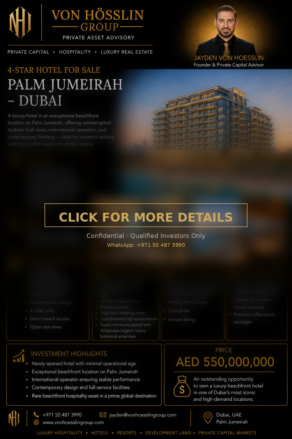 4-Star Hotel – Palm Jumeirah