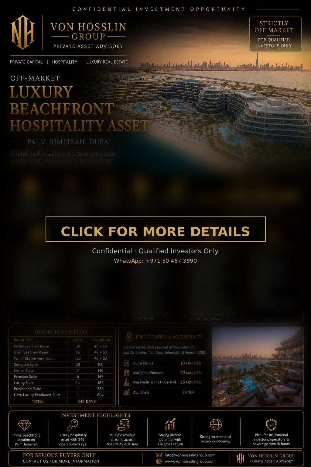 Beachfront Hotel – Palm Jumeirah